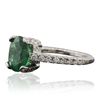 Image 2 : 14KT White Gold 2.32ct Emerald and Diamond Ring