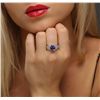 Image 2 : 14KT White Gold 2.70ct Tanzanite and Diamond Ring