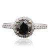 Image 1 : 14KT White Gold 1.51ctw Diamond Ring