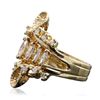 Image 2 : 14KT Yellow Gold 1.25ctw Diamond Fashion Ring