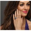 Image 1 : 14KT White Gold 2.60ct Tanzanite and Diamond Ring