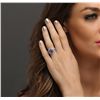 Image 2 : 14KT White Gold 2.60ct Tanzanite and Diamond Ring