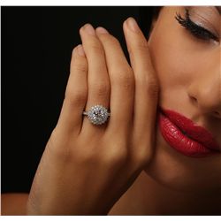 14KT White Gold 1.79ctw Diamond Ring