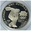 Image 2 : 1983-S OLYMPIC COMMEN DOLLAR PCGS PF-69 DCAM