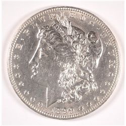 1899 MORGAN SILVER DOLLAR MS63, KEY DATE