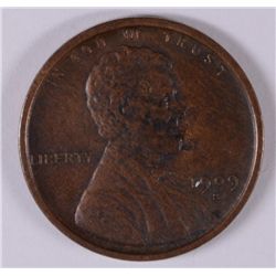 1909-S VDB LINCOLN CENT XF/AU THE KEY!