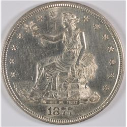 1877-S TRADE DOLLAR MS61 CLEANED