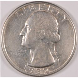 1932-D WASHINGTON QUARTER, AU