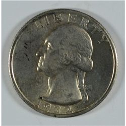 1932-S WASHINGTON QUARTER, MS-64+ NICE!