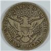 Image 2 : 1909 BARBER HALF DOLLAR, VF/XF  NICE!