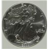 Image 2 : 2000 AMERICAN SILVER EAGLE, PCI MS-70  RARE  TRENDS PRICE $1150.00