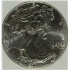 Image 2 : 2001 AMERICAN SILVER EAGLE, PCI MS-70!   TRENDS $800.00