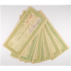 (10) 1933 DEPRESSION SCRIPT (CLAY CENTER, KS) $1