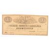 Image 1 : 1863 $1 STATE OF NORTH CAROLINA