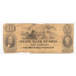 1858 $10 STATE BANK OF OHIO
