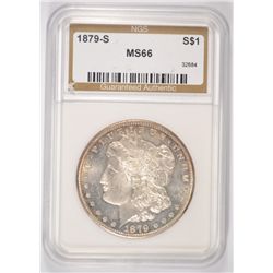 1879-S MORGAN DOLLAR NGS MS-66