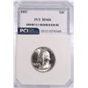 Image 1 : 1937 WASHINGTON QUARTER, PCI MS-66