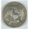Image 2 : 1834 CAPPED BUST QUARTER AU NICE LUSTER,  small scratch on reverse