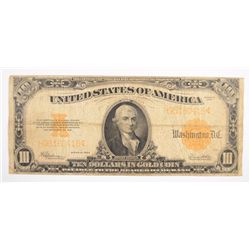 1922 $10 GOLD CERTIFICATE
