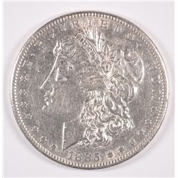 1885-S MORGAN DOLLAR AU