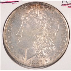 1887-S MORGAN DOLLAR AU