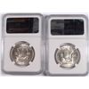 Image 2 : LOT OF (2 ) 1952-S FRANKLIN HALF DOLLARS, NGC MS-63