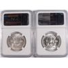 Image 2 : LOT OF ( 2 ) FRANKLIN HALF DOLLARS: 1958-D & 1959-D NGC MS-63 FBL