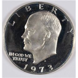 1973-S EISENHOWER DOLLAR, GEM PROOF