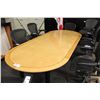 Image 1 : BIRDS EYE MAPLE INLAID 8' CONFERENCE TABLE