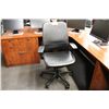 Image 2 : STEELCASE CREW BLACK LEATHER TASK CHAIR