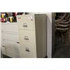 Image 3 : FIRE KING 25 BEIGE 4 DRAWER FIRE PROOF VERTICAL FILE CABINET (COMES WITH KEY)