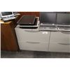 Image 2 : GRAY HAWORTH 2 DRAWER LATERAL FILE CABINET