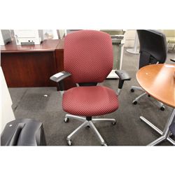 HON BURGUNDY MULTI LEVER TASK CHAIR