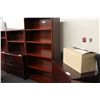 Image 1 : MAHOGANY 6 FT. BOOK CASE