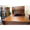 Image 1 : CHERRY U-SHAPE EXECUTIVE DESK C/W HUTCH