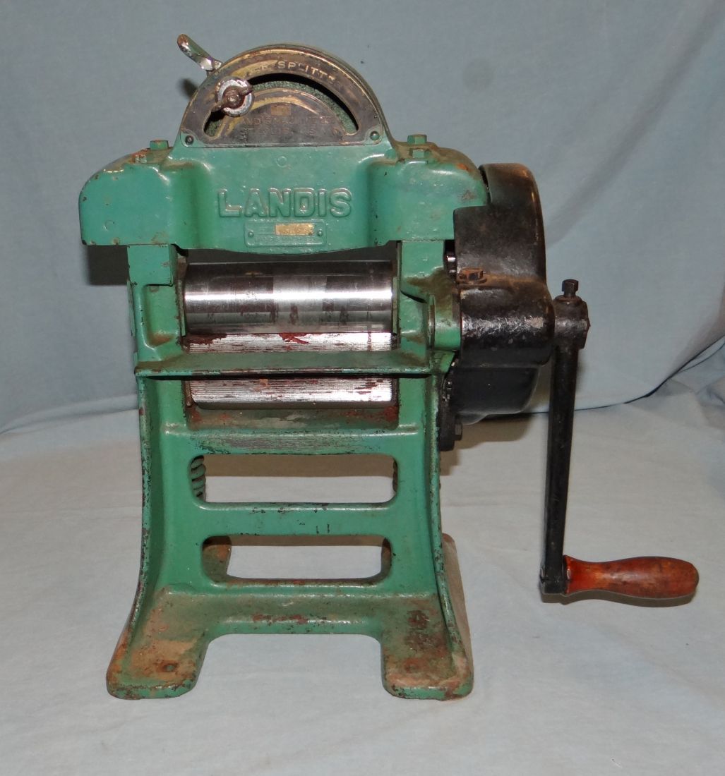 Landis leather splitter, sn 1690, 6" throat