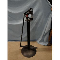Standard Rivet Co. Model 2 rivet setter, on stand w/ foot pedal