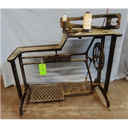 Singer treadle stand, iron