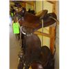 Image 2 : Un marked stock saddle, 12 1/2", single rigged