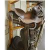 Image 3 : Un marked stock saddle, 12 1/2", single rigged