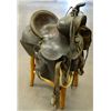 Image 2 : Hamley Form Fitter saddle, 12", Diamond T marked, basket stamped
