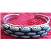 Image 1 : Turquoise and Sterling Silver Bracelet