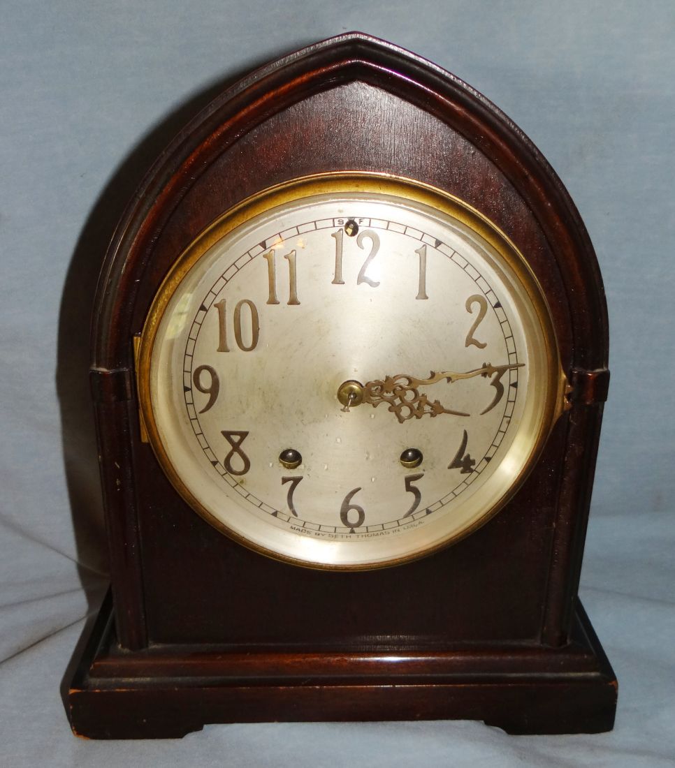 Seth Thomas beehivestyle clock, USA