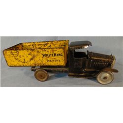 White King delivery dump truck, metal wheels, orig.