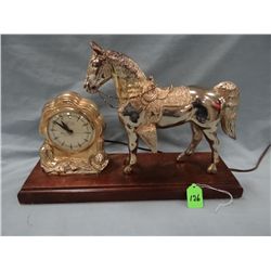 Electric horse clock