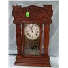 Image 1 : Ingraham ginger bread clock, fancy wood cabinet
