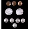 Image 1 : Collection of Silver Coin & Penny Buttons This inc