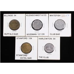 Antique Montana Trade Token Collection This lot in