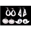 Image 2 : Navajo Sterling & Black Onyx Earring Collection Th