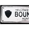Image 5 : Yellowstone National Park Boundary Sign This is an